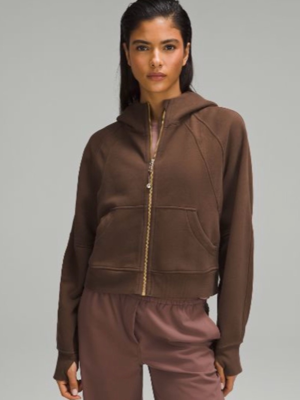 Lululemon Oversized Scuba in M/L in color Java